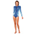 Rip Curl Mujeres G-Bomb 2Mm Front Zip Boyleg Springsuit - Dark Teal 118Wsp