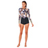 Rip Curl Mujer G-Bomb 1Mm Ls Boyleg Spring Wetsuit - Negro/oro 114Wsp