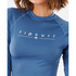 Rip Curl Mujeres Golden Rays Ls Uv Rash Top - Azul Medio - Wly3Fw