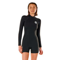 Rip Curl Mujer Dawn Patrol 2/2Mm Ls Spring Wetsuit - Negro Wsp7Gw