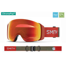 Smith 4D Mag Gafas De Nieve - Clay Red Landscape Chromapop