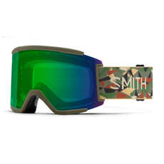 Gafas De Nieve Smith Squad Xl - Geo Camo / Chromapop Green Mirror