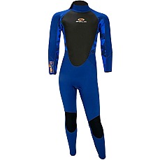 Traje De Neopreno Completo Sola Junior Storm 3/2Mm - Azul/camuflaje Traje De Neopreno Completo Sola Junior Storm 3/2Mm - Azul/camuflaje