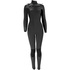 Traje De Neopreno Con Cremallera Frontal Sola Nova 5/4Mm Para Mujer - Negro