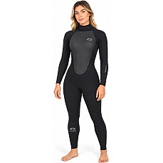 Traje De Neopreno Typhoon Storm5 5 / 4Mm Backzip Para Mujer - Negro 251010