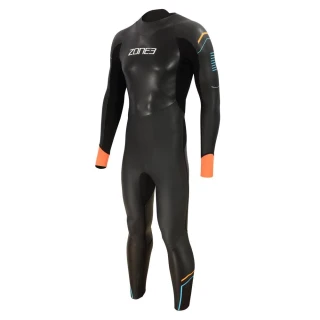 Traje De Neopreno Zone3 Hombre Aspect Breaststroke - Negro/naranja Ws21Mapt101