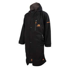 Albornoz Parka De Forro Polar De Gran Tamaño Zone3 - Negro/naranja Cw21Uofp10