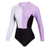Mystic Mujeres Jayde Traje De Baño De Manga Larga Rashvest - Pastel Lilac 220291