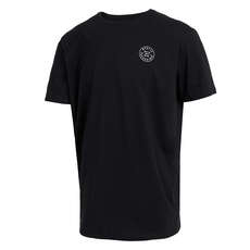 Mystic Boarding Shortsleeve Rash Vest - Negro 220283