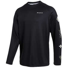 Mystic Bolt Longsleeve Rash Vest - Negro 220284 Mystic Bolt Longsleeve Rash Vest - Negro 220284