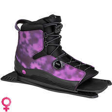 Radar Skis Lyric Boa Front Feather Frame Bota - Negro/lila Radar Skis Lyric Boa Front Feather Frame Bota - Negro/lila