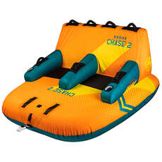 Radar Skis The Chase Lounge Tubo Para 2 Personas - Verde Azulado/naranja