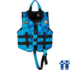 Ronix Boys Top Grom Child Cga Wake Vest - Azul Camuflaje