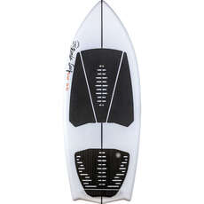 Ronix Flyweight Bat Tail Surfer - Glaciar Blanco/rojo Ronix Flyweight Bat Tail Surfer - Glaciar Blanco/rojo