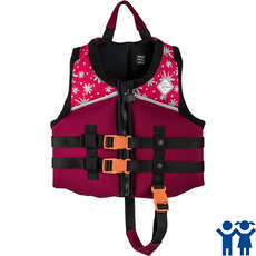 Ronix Niñas Laguna Child Cga Wake Vest - Ciruela