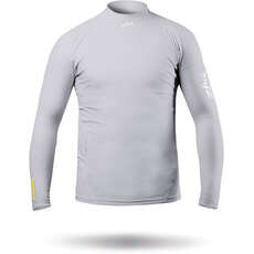 Zhik Eco Spandex Rash Guard Manga Larga - Platino