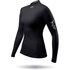 Zhik Mujer Eco Spandex Rash Guard Manga Larga - Negro Dtp-0063