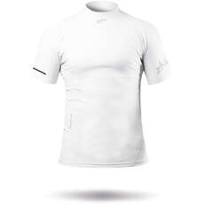 Zhik Eco Spandex Rash Guard Manga Corta - Blanco Dtp-0067