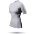 Zhik Mujer Eco Spandex Rash Guard Manga Corta - Platino Dtp-0067