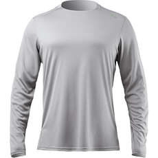 Top Zhik Uvactive De Manga Larga De Secado Rápido Uv50+ - Gris Atp-0070
