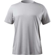 Top Zhik Uvactive De Manga Corta De Secado Rápido Uv50+ - Gris Atp-0075