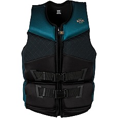 Chaleco De Impacto Ronix Supernova Capella 3.0 Para Mujer - Negro/Verde Azulado
