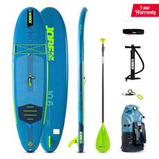 Paquete De Sup Inflable Jobe Leona 10.6 Aero  - Verde Azulado