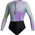 Traje De Baño De Manga Larga Mystic Jayde Para Mujer 2024 - Púrpura/verde 240181