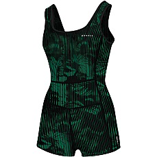 Traje De Baño Mystic Sunn Short Jane Para Mujer  - Negro / Verde 240270