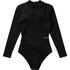 Traje De Baño De Manga Larga Mystic Sofi Para Mujer Con Espalda Abierta 2024 - Negro 240182