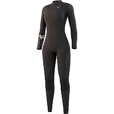 Traje De Neopreno Mystic Dazzled 4/3 Gbs Con Cremallera Frontal Para Mujer - Negro 240127 Traje De Neopreno Mystic Dazzled 4/3 Gbs Con Cremallera Frontal Para Mujer - Negro 240127
