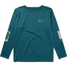 Rashvest Manches Longues Mystic Boarding  - Bleu Sarcelle 250760