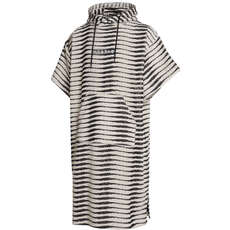 Poncho In Cotone Jaquard Mystic  - Marshmallow 240416