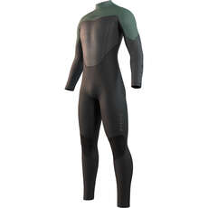 Traje De Neopreno Mystic Star 4/3 Mm Con Cremallera En La Espalda, Color Verde Oliva Oscuro 250026