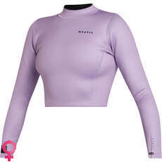 Top Corto Da Donna A Maniche Lunghe Lunar 2 Di Mystic - Rosa Viola 240221