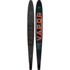 Tabla De Esquí Acuático Radar Vapor Graphite, Color Rojo Caramelo,