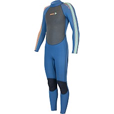 Traje De Neopreno Completo Alder Junior Impact 3/2 Mm  - Azul Strike Ws23Jif