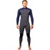 Traje De Neopreno Gul Flexor Yulex 3/2 Mm Con Cremallera Trasera Y Costura Invisible 2026 - Gris/Azul Fx1216