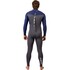 Traje De Neopreno Gul Flexor Yulex 3/2 Mm Con Cremallera Trasera Y Costura Invisible 2026 - Gris/Azul Fx1216