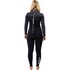 Traje De Neopreno Gul Flexor Yulex 3/2 Mm Con Cremallera Trasera Y Costura Invisible Para Mujer (2026), Negro/Palma