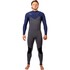 Traje De Neopreno Gul Flexor Yulex 3/2 Mm Con Cremallera En El Pecho Y Costura Invisible 2026 - Gris/Azul Fx1219