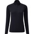 Camiseta Gill Uv Tec De Manga Larga Con Cremallera Para Mujer - Azul Marino Uv009W