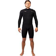 Traje De Neopreno Corto Gul Echo Natur 3/2 Mm Fl Con Cremallera En El Pecho Y Mangas Largas 2026 - Negro Ec3325 Traje De Neopreno Corto Gul Echo Natur 3/2 Mm Fl Con Cremallera En El Pecho Y Mangas Largas 2026 - Negro Ec3325