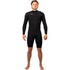 Traje De Neopreno Corto Gul Echo Natur 3/2 Mm Fl Con Cremallera En El Pecho Y Mangas Largas 2026 - Negro Ec3325
