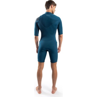 Traje De Neopreno Corto Gul Echo Response 3/2 Mm Fl Con Cremallera En El Pecho - Azul Marino/Nucamo Re3325