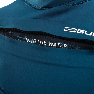 Traje De Neopreno Corto Gul Echo Response 3/2 Mm Fl Con Cremallera En El Pecho - Azul Marino/Nucamo Re3325