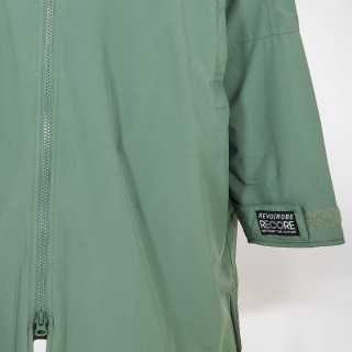 Poncho Impermeable Con Capucha Gul Junior Evo Robe 2026 - Verde/Taupe