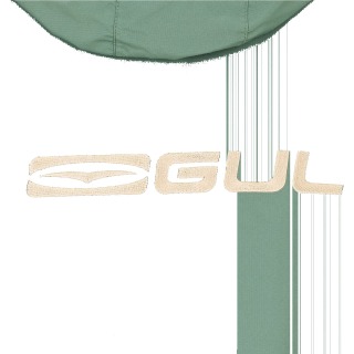 Poncho Impermeable Con Capucha Gul Junior Evo Robe 2026 - Verde/Taupe