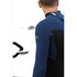 Traje De Neopreno Completo Gul Flexor Yulex 4/3 Mm Con Costura Invisible Y Cremallera Trasera - Negro/Azul Fx1217