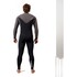 Traje De Neopreno Completo Gul Flexor Yulex De 5/4 Mm Con Costura Invisible Y Cremallera En El Pecho - Negro/Gris Fx1221